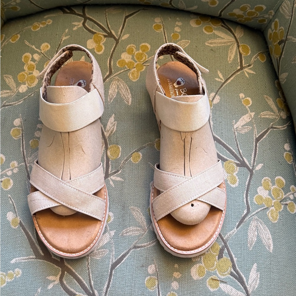 BOBS from Skechers Cream Sandals